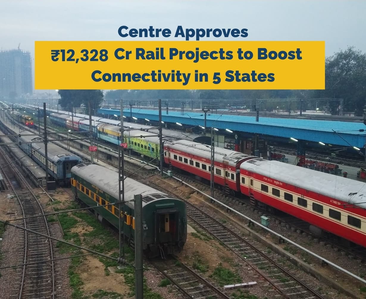 India's Rail Revolution: ₹12,328 Cr Boost for Connectivity & Growth