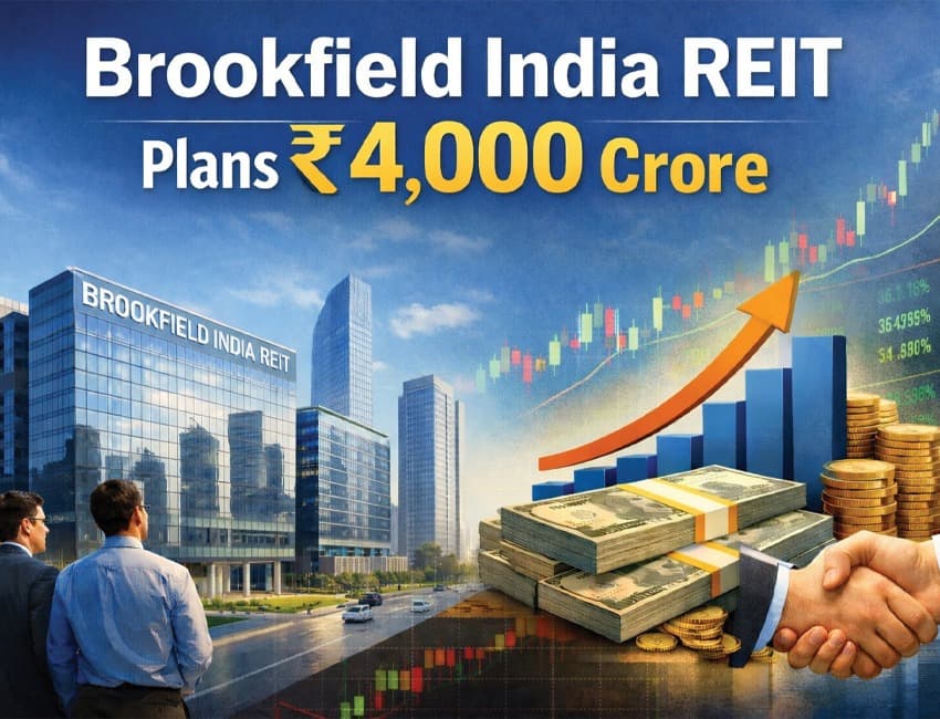 Brookfield India REIT Plans Rs4,000 Crore Institutional Placement to Boost Growth