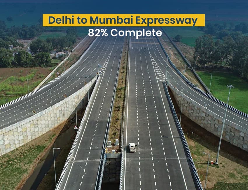 Delhi-Mumbai Expressway 82 percent Complete